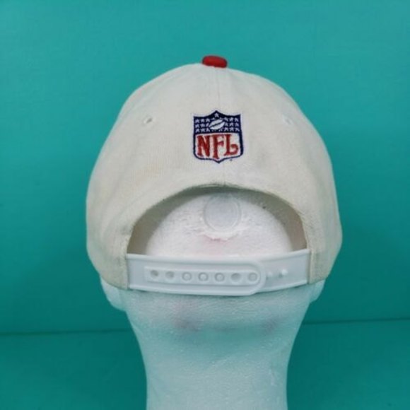 Vtg Kansas City Chiefs Logo Athletic Reebok Snapback Pro Line Cotton Hat - Picture 4 of 12